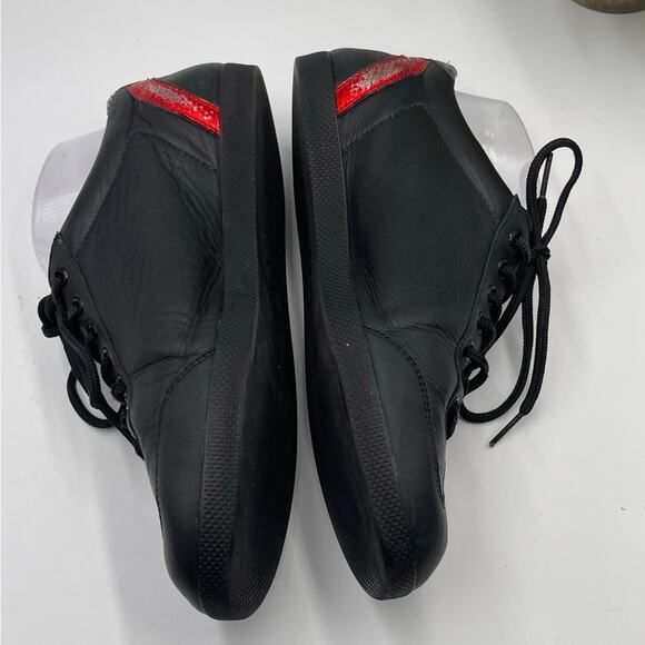 GUCCI Mens Black Bambi Marmont Leather Low Sneaker Trainers Shoes Sz m6.5/8w‎ main image 5